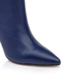 Naval Leather High Ankle Boot - Close-up View
