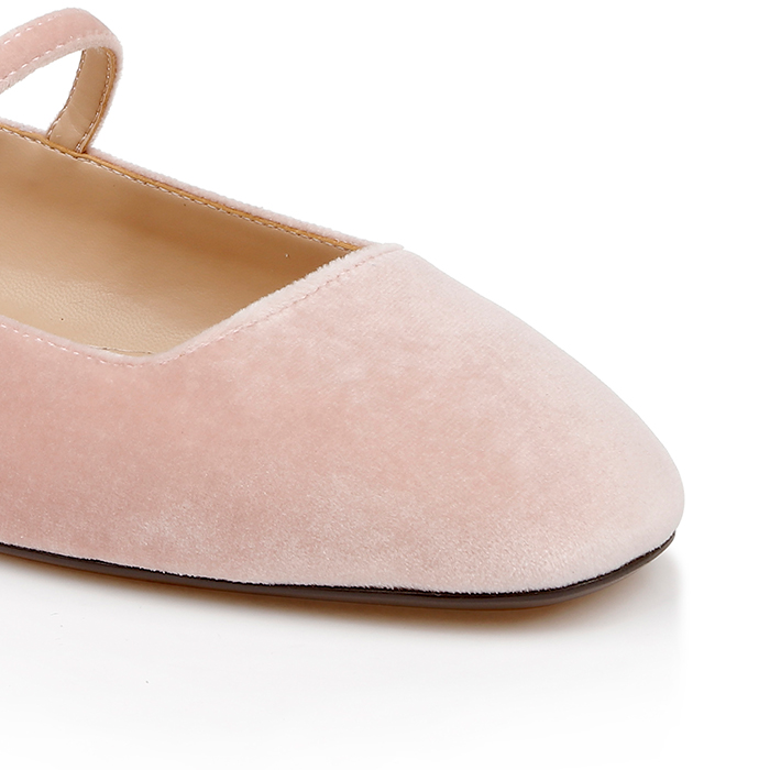 Pink Print Flat - Close-up View