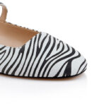 Zebra Print Flat - Close-up View