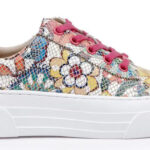 Multi Cow Leather Sneaker - Detail View