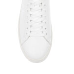 Domenico White Basketball with Grey_Navy Back - Side View