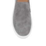 Giovanni Grey Slip On - Side View