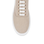 Leonardo Taupe Lace Up - Side View